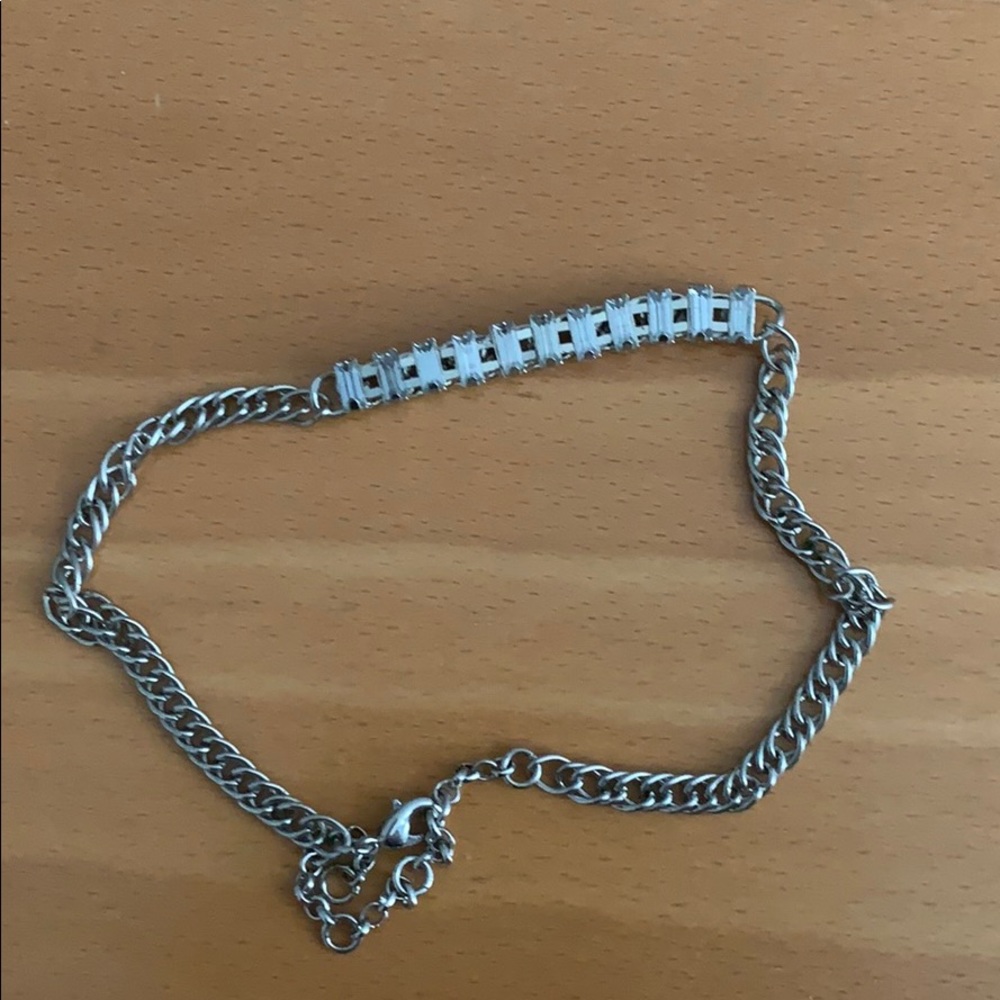 chain diamond choker